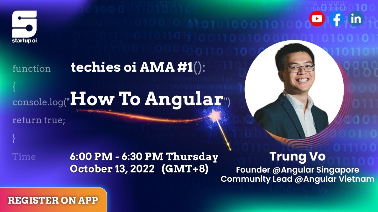 Featured image for “techies oi AMA #1: How To Angular”